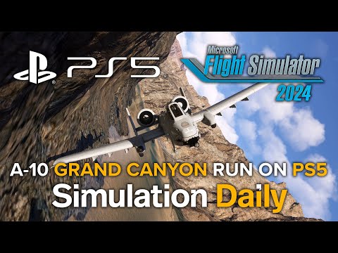 Microsoft Flight Simulator 2024 on PS5 – Grand Canyon Flight in a Jet: Can the PlayStation Keep Up?