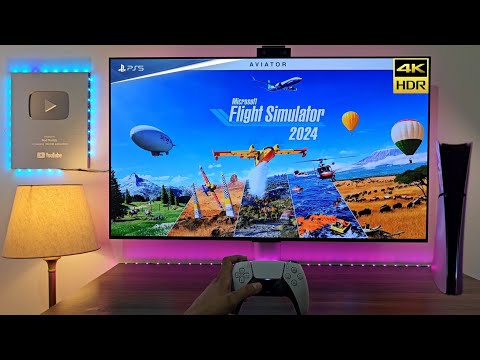 Microsoft Flight Simulator 2024 (PS5 Slim) Gameplay 4K HDR 60FPS