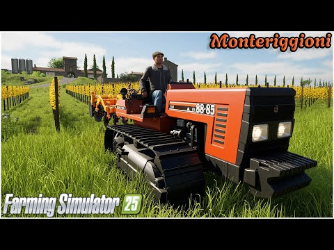 MONTERIGGIONI FS25 #41 – NUOVA MOD NEW HOLLAND 88-85 DA USARE NEL VIGNETO – GAMEPLAY ITA