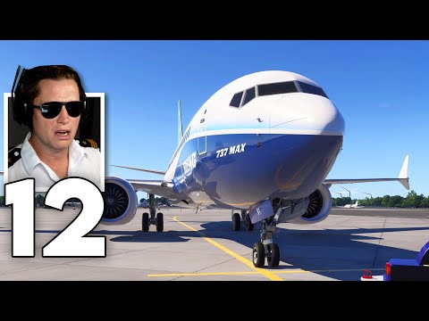 MS Flight Simulator 2024 Career Mode – Part 12 – 737 Max Jetliner Rating