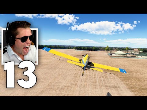 MS Flight Simulator 2024 Career Mode – Part 13 – Extremely Dangerous Crop Dusting