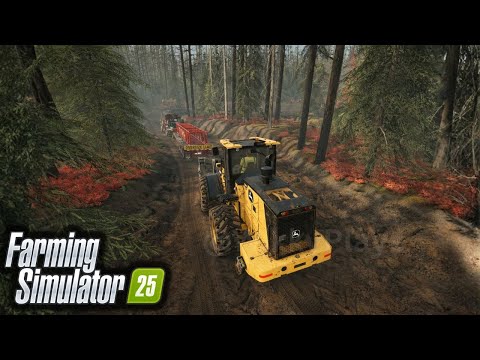 Multiplayer Oilfield Crane Building in mud | Farming Simulator 25 With JMD