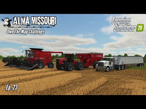 Our Biggest Wheat Harvest! – Alma, Missouri OTM Ep. 23 | Farming Simulator 25