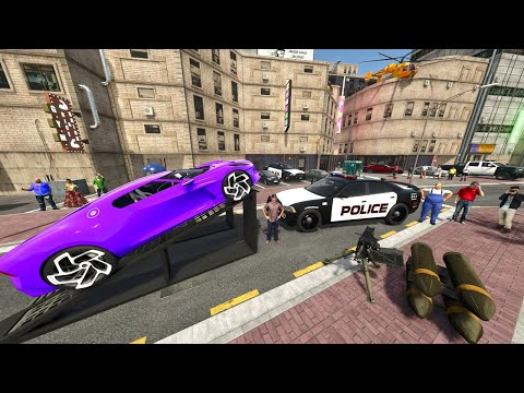 Police Arrest Stuntman After Dangerous Jump | Farming Simulator 25
