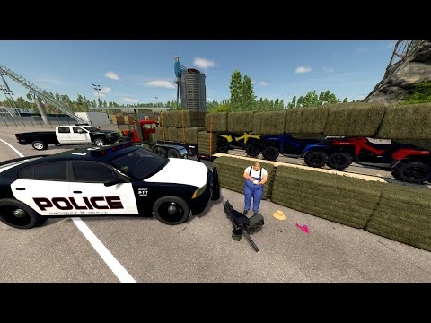 Police Find Stolen ATVs in Crazy Places | Farming Simulator 25