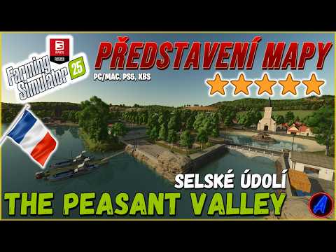 PŘEDSTAVENÍ MAPY 🗺️ – The Peasant Valley – Farming Simulator 25 – CZ/SK