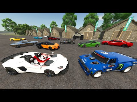 Racing with the Fastest Cars in Farming Simulator 25