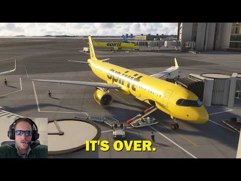 RIP SPIRIT AIRLINES? Final Flight in Microsoft Flight Simulator 2024 (with ATC)