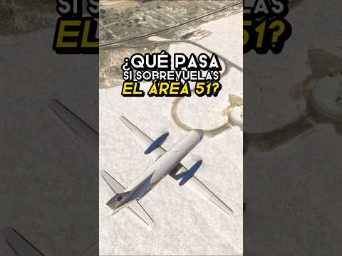 Sobrevolando el 脕REA 51 en Microsoft Flight Simulator 2024 馃懡鉁堬笍 #microsoftflightsimulator2024
