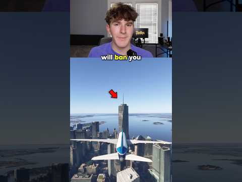 Testing if crashing into the Twin Towers gets you banned #msfs2024 #twintowers #aviation #planecrash