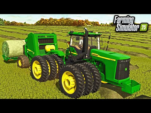 THE BEST HAY BALING SETUP (500HP) & FALL TILLAGE TIME! | FARMING SIMULATOR 25