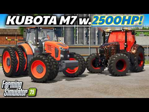 The BEST Kubota Mod in FS25! (Kubota M7 Series) | Farming Simulator 25