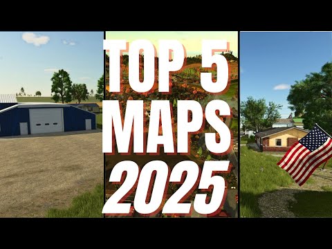 TOP 5 BEST MAPS OF 2025 FOR CONSOLE | Farming Simulator 25
