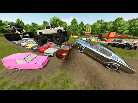 Trading Racecars for Abandoned Stuntman Park | Farming Simulator 25