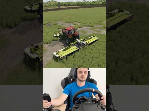 Une astuce très pratique pour la fauche sur Farming Simulator 25 🌱 #farmingsimulator #fs25