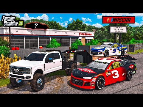 WE BOUGHT AN OLD ABANDONED NASCAR SHOP AND FOUND RARE CARS!? | FS25