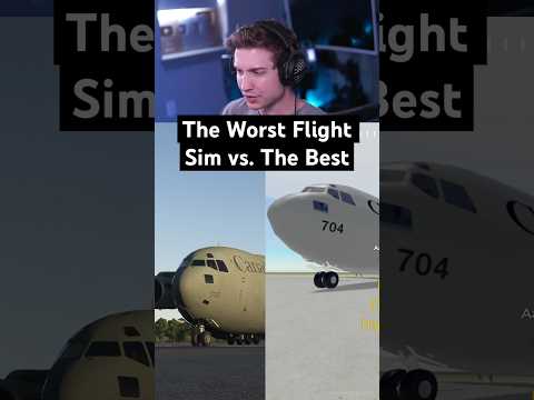 Worst Flight Sim vs. The Best