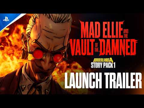 Borderlands 4 – Story Pack 1: Mad Ellie and the Vault of the Damned Launch Trailer | PS5 Games