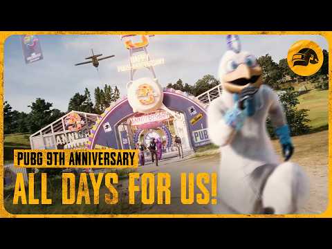 PUB9 ALL DAYS FOR US! | Gameplay Trailer | PUBG 9th Anniversary