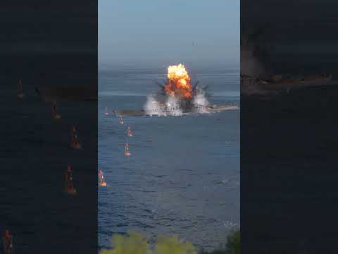 Tier X Destroyer Unleashes Chaos #naval #shorts