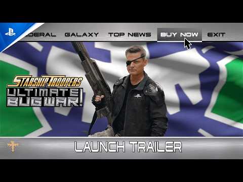 Starship Troopers: Ultimate Bug War! – Launch Trailer | PS5 Games