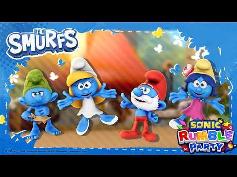 Sonic Rumble Party – Sonic Meets The Smurfs | Official Trailer