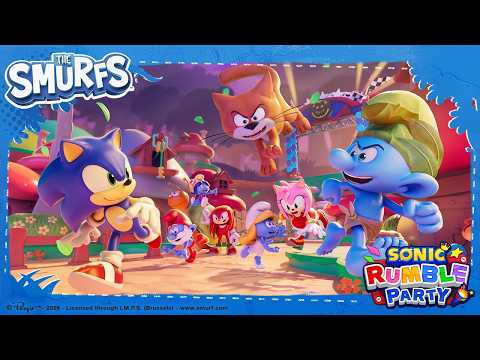 Sonic Rumble Party – Sonic Meets The Smurfs | Gameplay Trailer