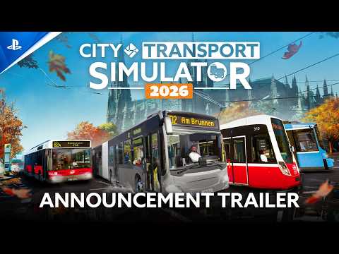City Transport Simulator 2026 – Announcement Trailer | PS5 Games