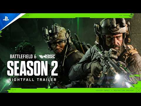 Battlefield 6 – Season 2 Nightfall Gameplay Trailer | PS5 Games