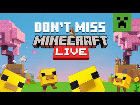 WHY YOU CAN’T MISS MINECRAFT LIVE – MARCH 2026!