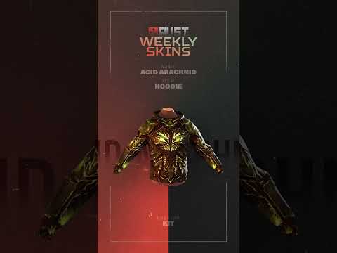 This week’s batch of community skins are live. 🔫☢️⚔️