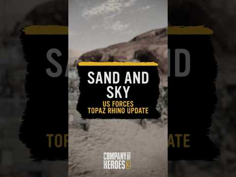 New US Forces – Sand and Sky cosmetics arriving with Topaz Rhino (2.3.0) on March 31
