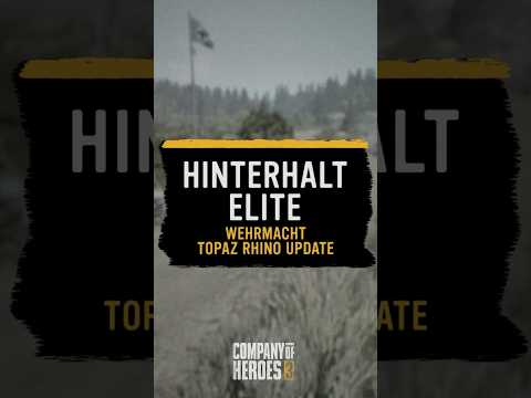 🦏 The Topaz Rhino (2.3.0) update arrives March 31, bringing new cosmetics to the Wehrmacht.