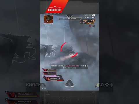 Akku Clutches 1v3 Fight For Alliance On 1HP #algs #apexlegends