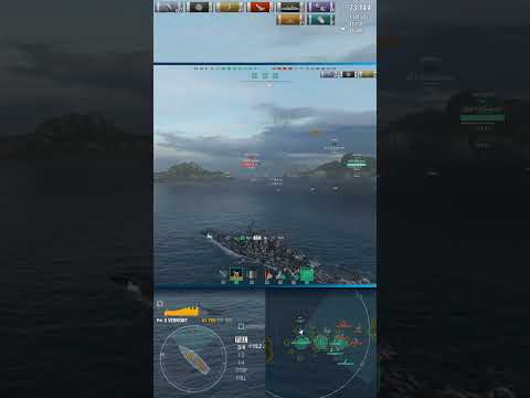 Strangest Looking Battleship Armor #shorts #worldofwarships