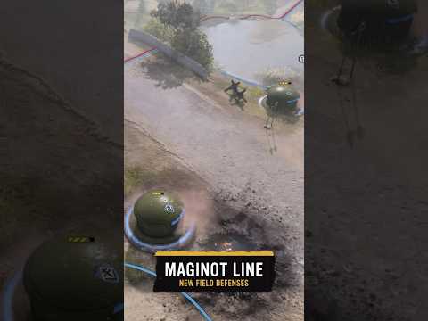 💥Turn key territory into a stronghold with the Maginot Line #CoH3