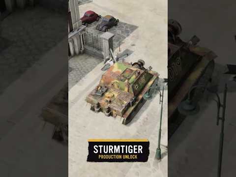 Bring overwhelming firepower to the battlefield with the Sturmtiger🪖 #CoH3