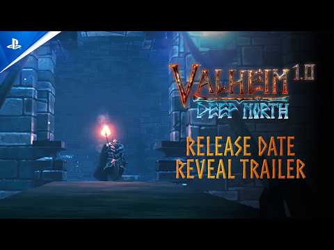 Valheim – 1.0 Release Date Reveal Trailer | PS5 Games