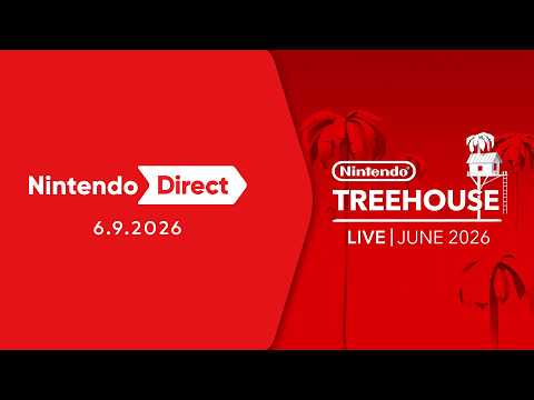 Nintendo Direct 6.9.2026 + Nintendo Treehouse: Live | June 2026