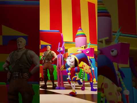 Pomni and Jax from The Amazing Digital Circus are joining Fortnite on June 12th!