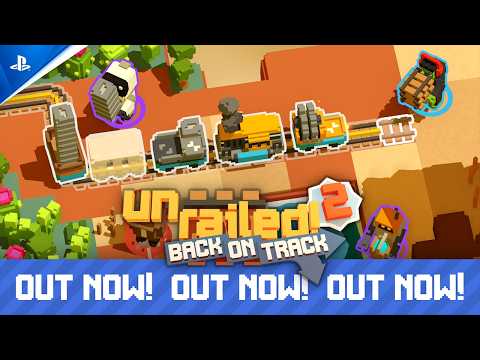 Unrailed 2: Back on Track – Launch Trailer | PS5 Games