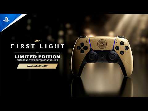 007 First Light Limited Edition DualSense Controller – Available Now | PS5 & PC Games