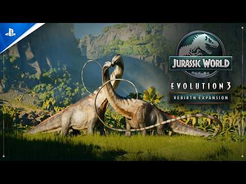 Jurassic World Evolution 3: Rebirth Expansion – Launch Trailer | PS5 Games