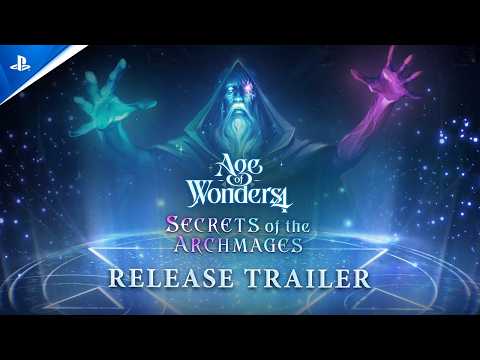 Age of Wonders 4: Secrets of the Archmages – Release Trailer | PS5 Games