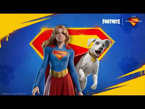 Party time! Supergirl and Krypto are coming to Fortnite!