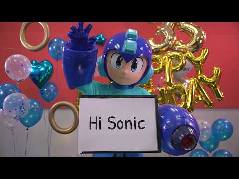 Sonic 35th Anniversary – Mega Man Birthday Message