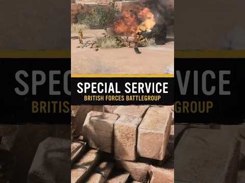 Operate behind enemy lines with the British Forces Special Service Battlegroup #coh3
