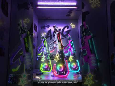Lights on for the final Black Market. Neon Dream AUG returns to stand out under every neon light.