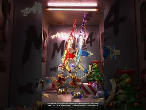 Meet Yule Sleigh Mini14 wrapped in holiday colors and ready to add festive firepower to your loadout