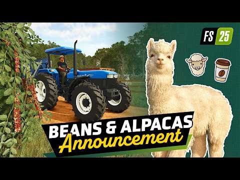🦙 Beans & Alpacas – Announcement Teaser | Farming Simulator 25